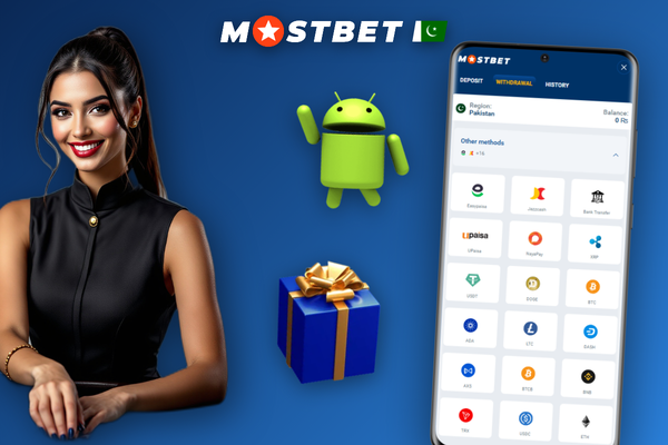 Mostbet fast PKR withdrawal success notification shown on a smartphone